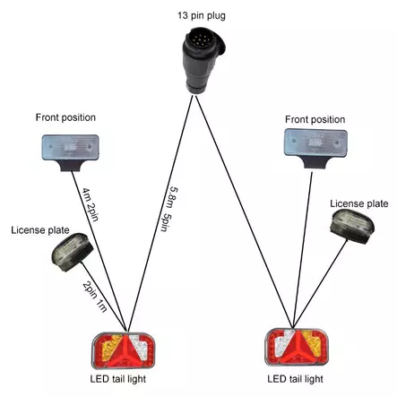 LED-VALOSARJA 5,8m - Muut valot & valosarjat - 20990 - 2