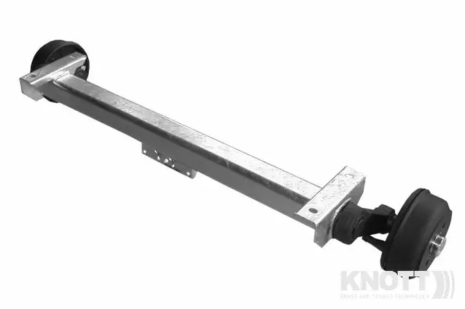 JARRUAKSELI 1050KG A1650/2100 - Peräkärryn akselit - 21000 - 1