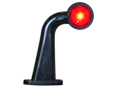 LED ÄÄRIVALO PUN/VALK/ 12/24V VAS. - Etu-, sivu- ja äärivalot - 10862 - 1