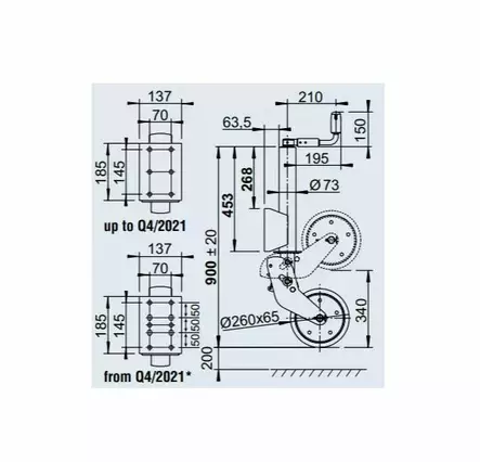 NOKKAPY=C3=96R=C3=84 800KG TAITTUVA - Nokkapyörät - 20973 - 2