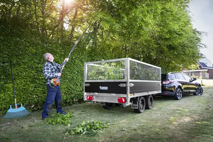 SARIS K1 276 150 2700verkkolisälaidoilla - Autotrailerit ja lavetit - 20494 - 1