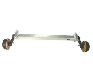 JARRUAKSELI 1800KG A1700/2185 - Peräkärryn akselit - 18047 - 1