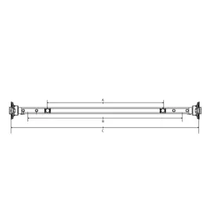 LEHTIJOUSIAKSELI Muuli 1260-1680 750 Kg - Peräkärryn akselit - 20477 - 2