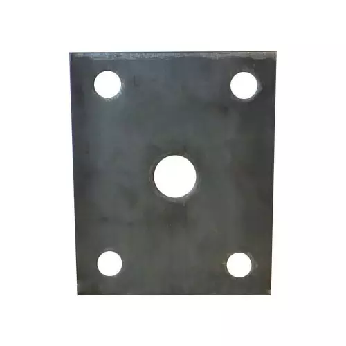 KIINNIKELEVY 125 X 100 X 6 MUSTA - Alustan tarvikkeet - 18018 - 1