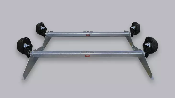 JARRUAKSELI 3500KG 1900/2370 - Peräkärryn akselit - 20889 - 1