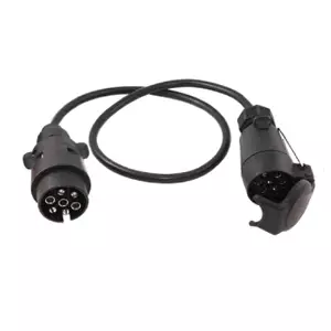 JATKOJOHTO 0.5M 7-NAP.PISTOKE/7-NAP. RAS - Peräkärryn sähkötarvikkeet - 10809 - 1